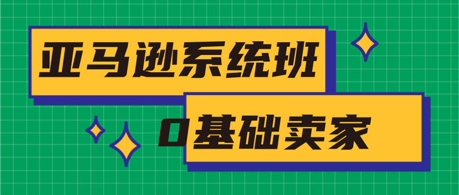 亚马逊系统班，专为0基础卖家量身打造，亚马逊运营流程与架构-源创资源网