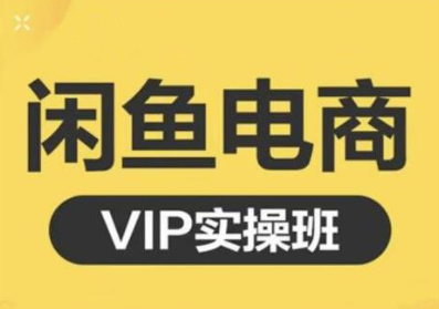 鱼客·闲鱼电商零基础入门到进阶VIP实战课程，帮助你掌握闲鱼电商所需的各项技能-源创资源网