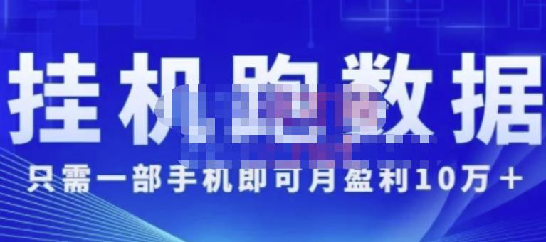 猎人电商:挂机数跑‬据，只需一部手即机‬可月盈利10万＋（内玩部‬法）价值4988元-源创资源网