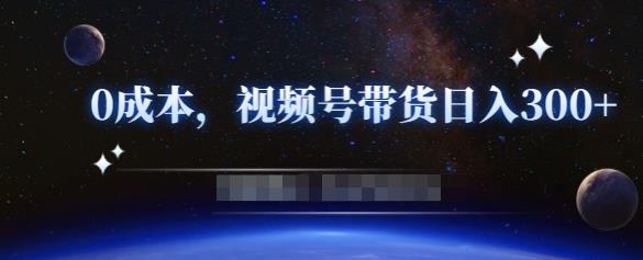 零基础视频号带货赚钱项目，0成本0门槛轻松日入300+【视频教程】-源创资源网