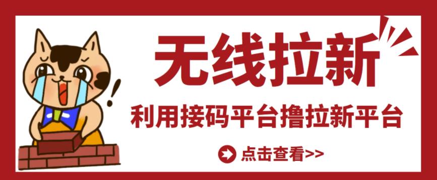 最新接码无限拉新项目，利用接码平台赚拉新平台差价，轻松日赚500+-源创资源网