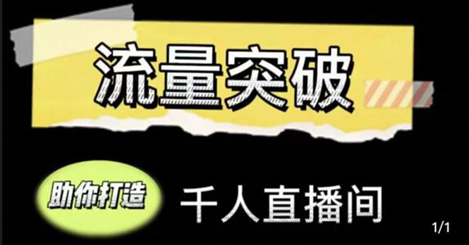 直播运营实战视频课，助你打造千人直播间（14节视频课）-源创资源网