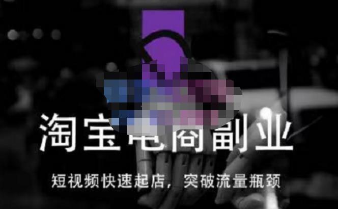 蓝Sir派·淘宝短视频快速起店，替代传统搜索方式，学会做一个不一样的淘宝店-源创资源网