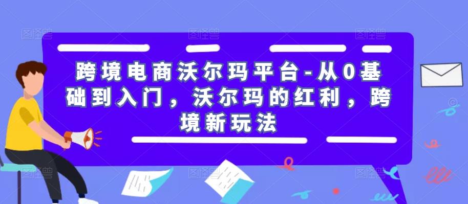 跨境电商沃尔玛平台-从0基础到入门，沃尔玛的红利，跨境新玩法-源创资源网