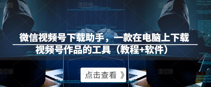 微信视频号下载助手，一款在电脑上下载视频号作品的工具（教程+软件）-源创资源网
