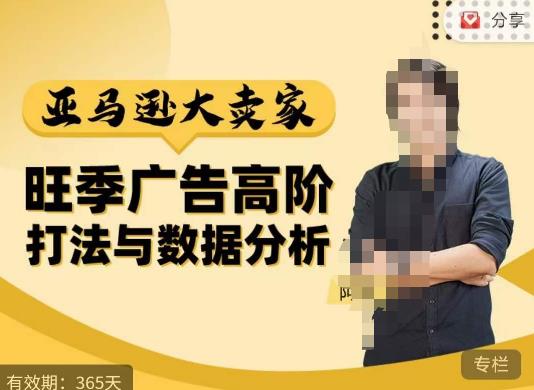 阿甘·亚马逊大卖家广告高阶打法与数据分析，走出传统广告误区；揭秘大卖惯用打法；数据驱动广告决策-源创资源网