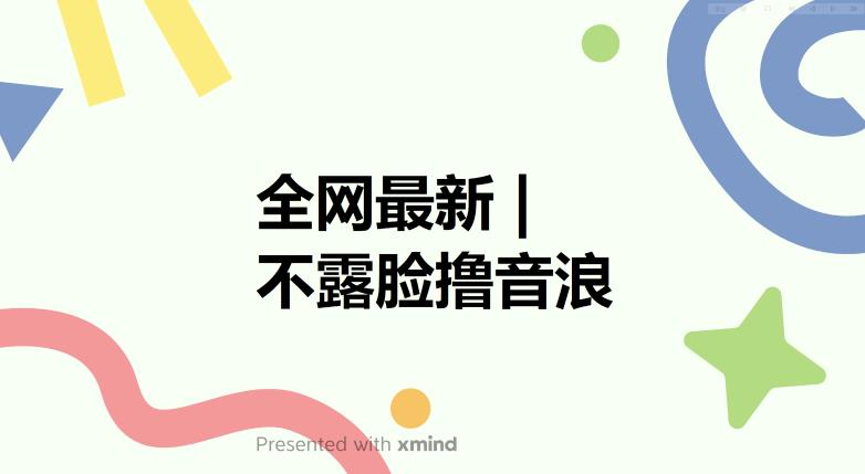 全网最新不露脸撸音浪，跑通自动化成交闭环，实现出单+收徒收益最大化【揭秘】-源创资源网