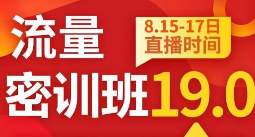 秋秋线上流量密训班19.0，打通流量关卡，线上也能实战流量破局-源创资源网