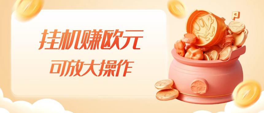 挂机赚欧元，单窗口5-10+，小白可操作，可放大【揭秘】-源创资源网