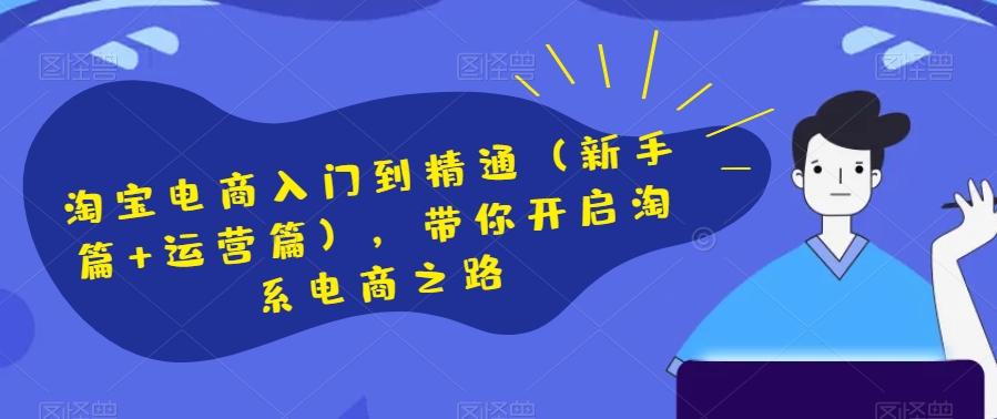 淘宝电商入门到精通（新手篇+运营篇），带你开启淘系电商之路-源创资源网
