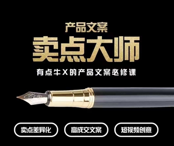 产品文案【卖点大师】高转化电商，有点牛X的产品文案必修课-源创资源网