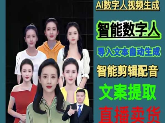 伍老师Ai数字人快速剪辑制作以及变现视频课-源创资源网