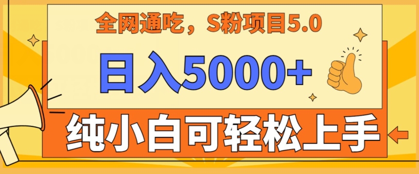 男粉项目5.0，最新野路子，纯小白可操作，有手就行，无脑照抄，纯保姆教学【揭秘】-源创资源网